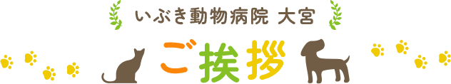 いぶき動物病院 大宮 ご挨拶